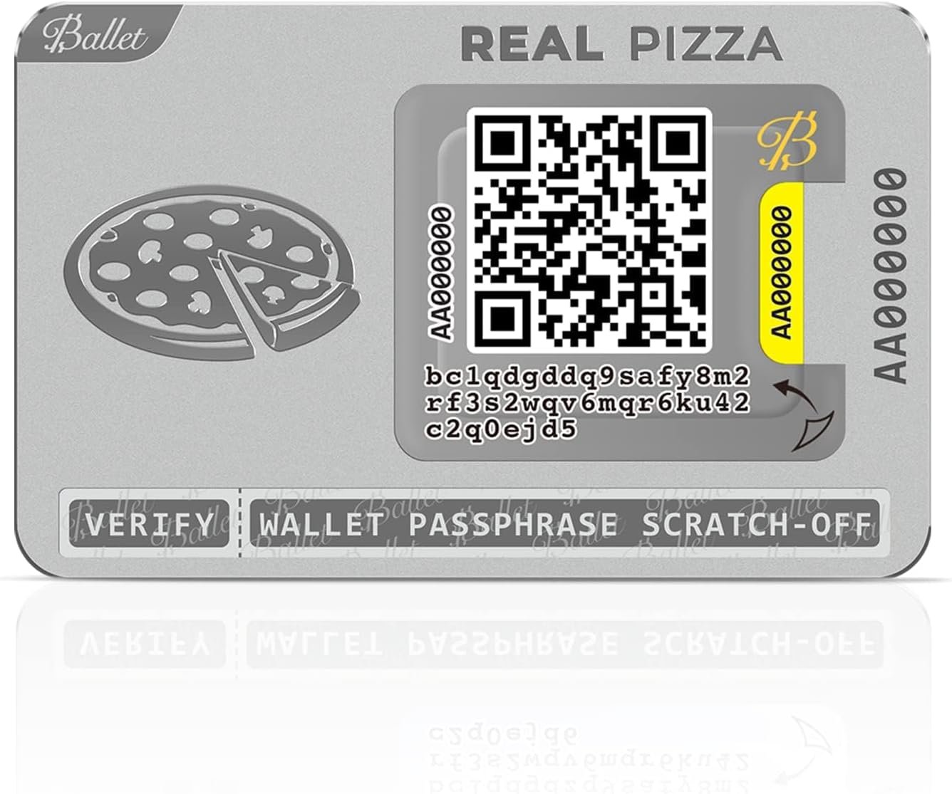 Secure Your Crypto: Ballet's Nondescript Pizza Wallet for Hassle-Free Cold Storage!