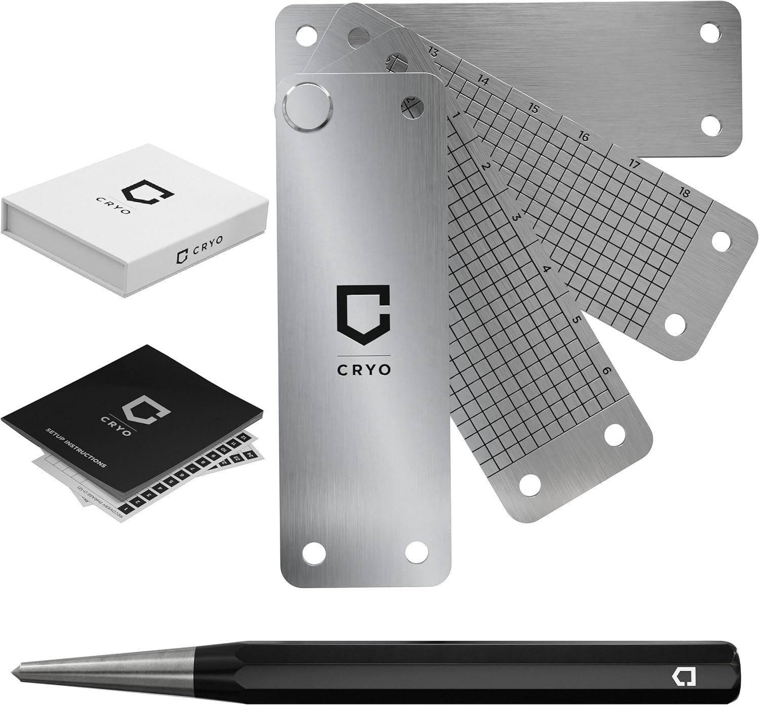 Secure Your Crypto: Review of the CRYO Stainless Steel Seed Phrase Wallet